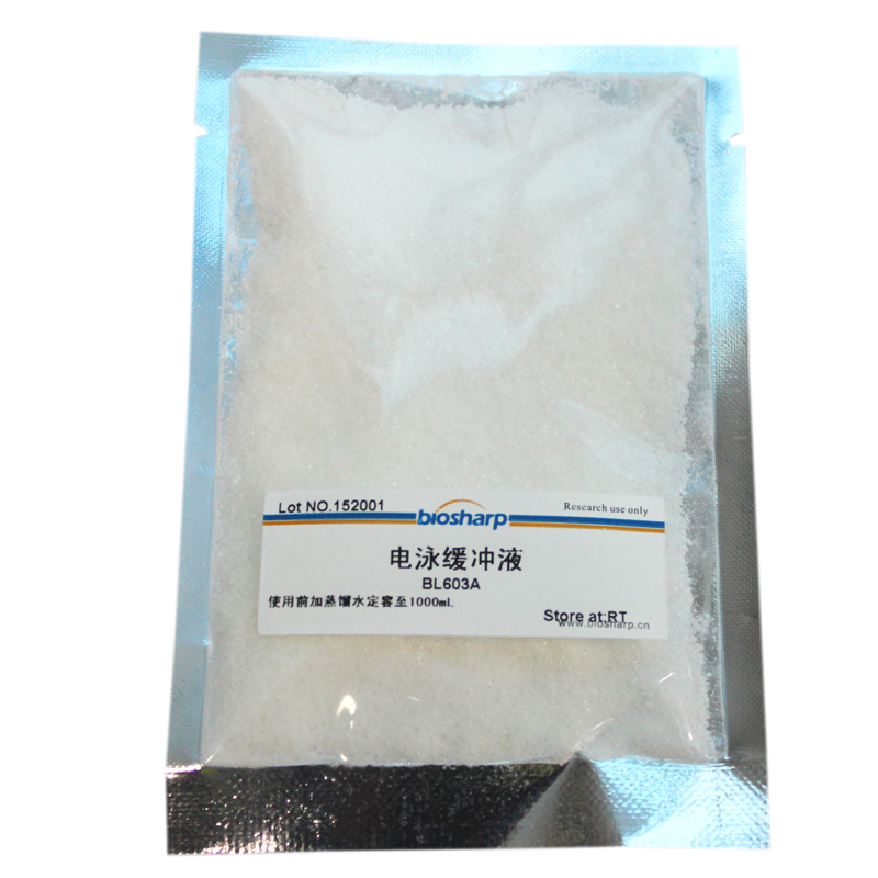 Tris-甘氨酸蛋白电泳缓冲液(即用型干粉) biosharp实验室专用